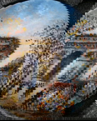 LIMOGES HENRI D"ARCEAU L"ARC DE TRIOMPHE EDITIE LIMITATA ,EXEMPLAR NUMEROTAT