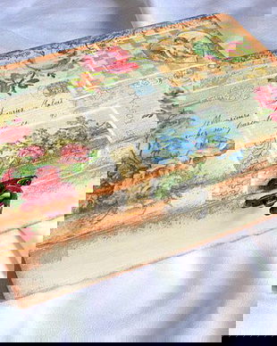 cutie lemn decorata 20632