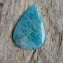 Cabochon amazonit, 40x30 mm