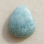 Cabochon de larimar cu insertii de cupru (lucrat manual in INDIA) aprox 5.4x15.2x20 mm