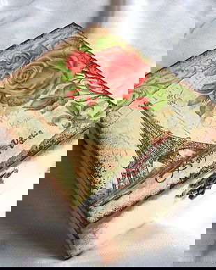 cutie lemn decorata 22277