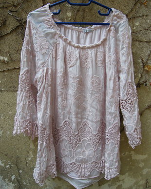 Bluza dantela broderie