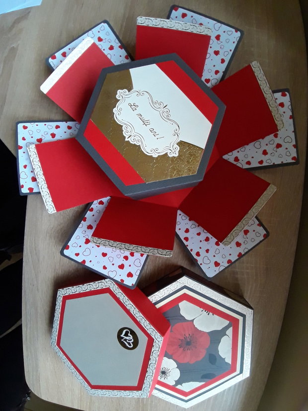 Album foto Explosion box cadou personalizat