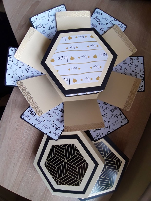 Album foto Explosion box cadou personalizat