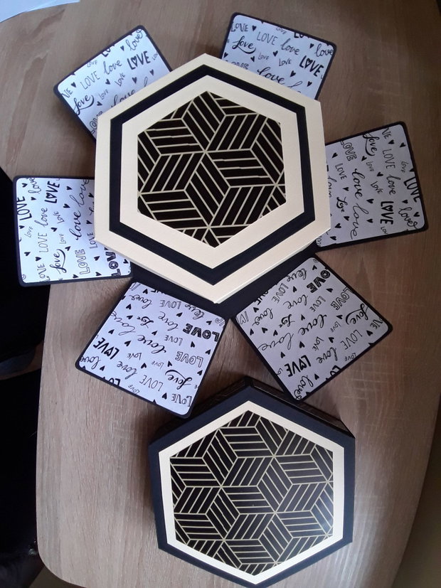 Album foto Explosion box cadou personalizat