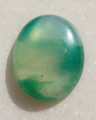 Cabochon agata aprox 8x30x40 mm