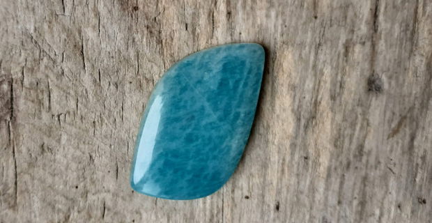 Cabochon amazonit, 53x25 mm