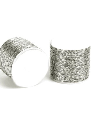Snur argintiu metalizat 0,8mm (5metri)  DV.0008