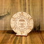 Mandala lemn de colorat pentru Paste