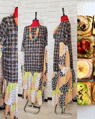 Rochie cu volane