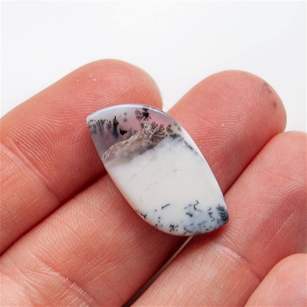 Cabochon opal dendritic -OD5