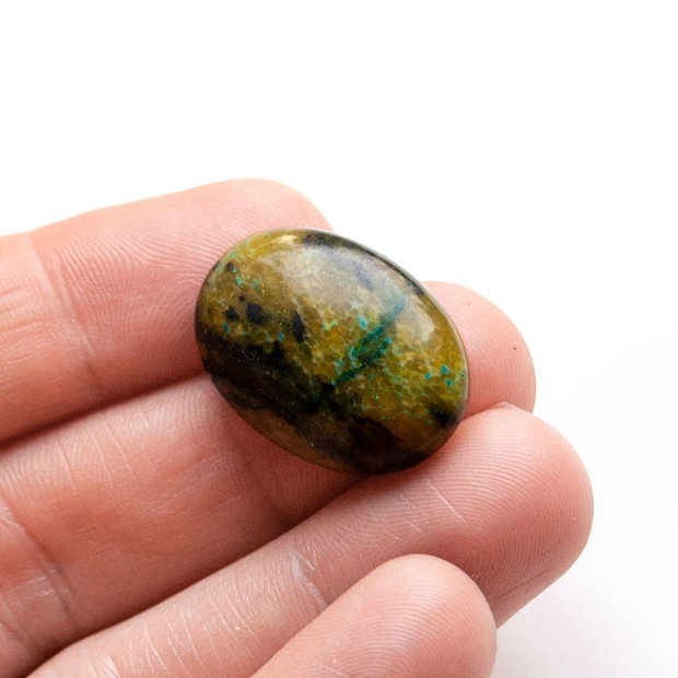 Cabochon Turcoaz African  - - natural, netratat