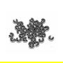 Crimp cover / masca crimpi 3mm, gun metal (2buc) Cod Produs : SL.0003