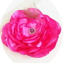 brosa floare gigant roz intens satin 18 cm