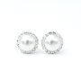Cercei Swarovski Pearl & Crystal / Argint 925