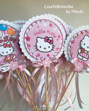 Decoratiune candy bar Hello Kitty
