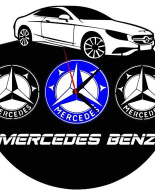 MERCEDES-ceas de perete (personalizabil)