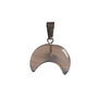 Pandantiv semiluna, agat gri 20x14mm  PD.0005.13