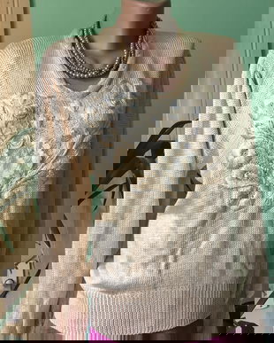 Bluza mătase naturala tricotata