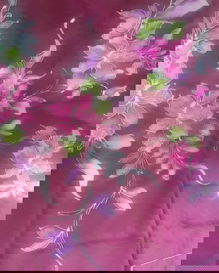 Esarfa mătase naturala fina,