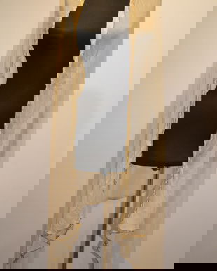 Esarfa bej India matase