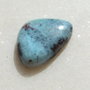 Cabochon de larimar cu insertii de cupru, cobalt si vanadiu  (lucrat manual in INDIA) aprox 5x16x23 mm