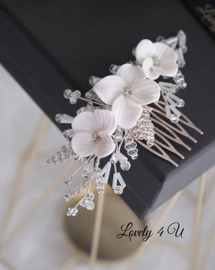 VANIA - BRIDAL COMB cu Swarovski