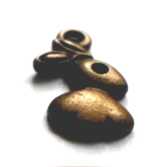 Charm metalic iepuras PLAYBOY bronz