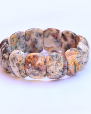 Bratara elastica din agate crazy lace