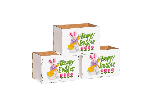 Set 3 cutii decorative Happy Easter - CFP15025s