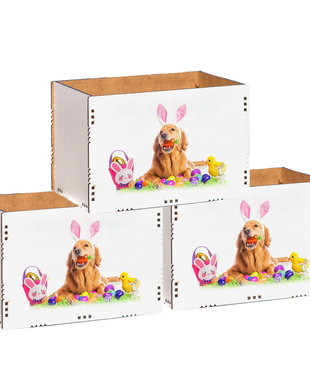 Set 3 cutii decorative cu Catelus - CFP15023s