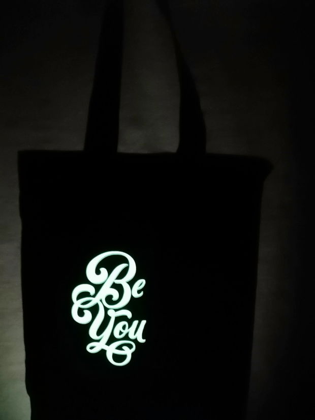 Tote Bag Glow in the dark ''Be YOU''