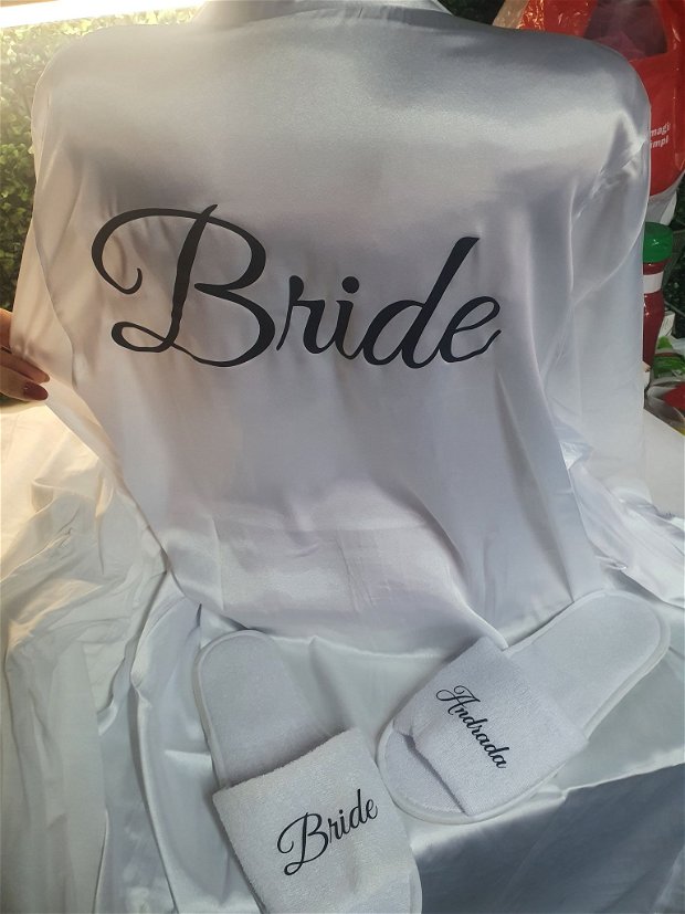 Halat Bride personalizat / Papuci bride personalizati