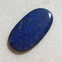 Cabochon lapis lazuli SUBTIRE (INDIA - lucrat manual) aprox 3.5x20.5x38.5 mm