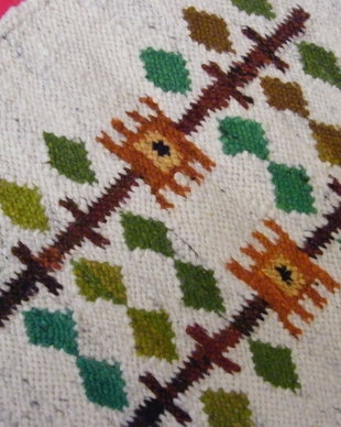 Nou -covoras rustic  lana