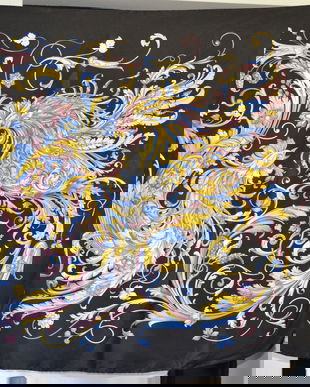 Esarfa Ascot matase plina