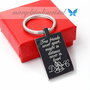 Breloc Personalizat  Citat /Text / True friends never apart maybe in distance never in heart