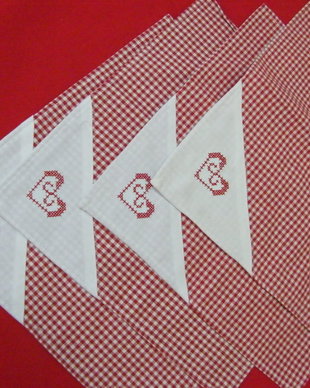 Set 4 servete cu broderie