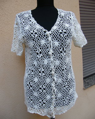 Cardigan dantelat/bluza
