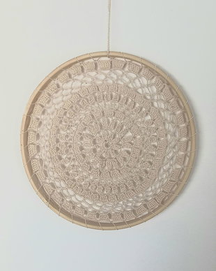 Wall hanging, Mandala crosetata, Decoratiune perete