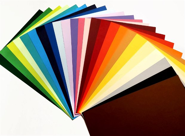Plicuri colorate - 2 buc -carton 160gr/mp  [ aprox. 13.5 x 8 cm ]