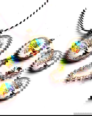 set sticla cu arborele vietii 40353