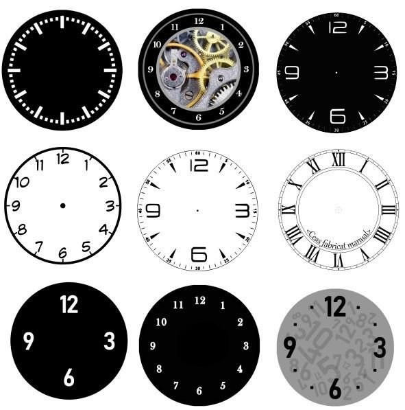 SALON MANICHIURA-ceas de perete (personalizabil)