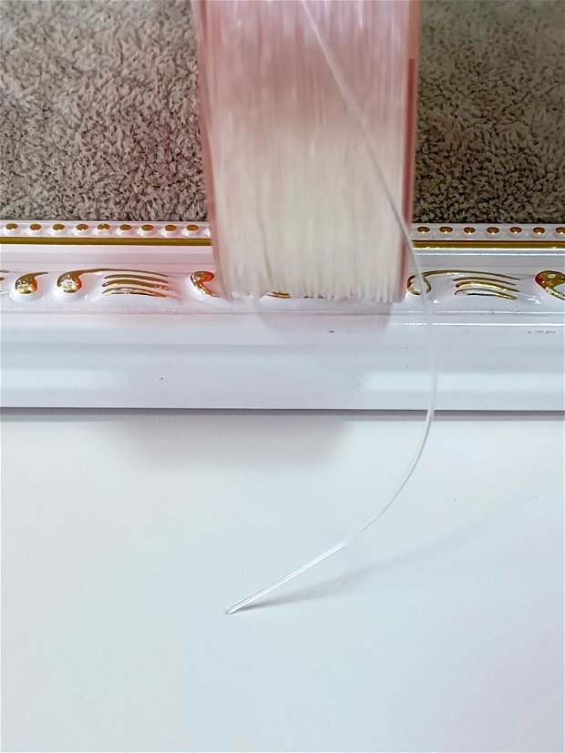 Guta elastica transparenta, 0.7mm - 1 m