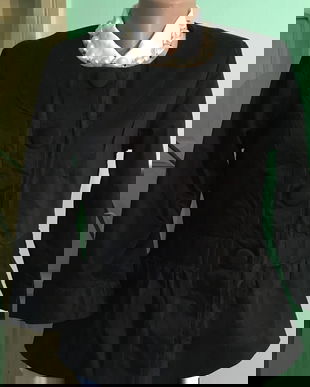 Sacou negru stil Audrey Hepburn