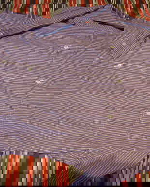 camasa Esprit dungi mov/alb  L