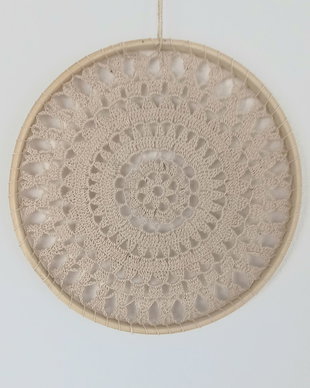 Wall hanging, Mandala crosetata, Decoratiune perete