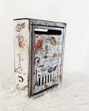 Cutie postala-Romantic Paris