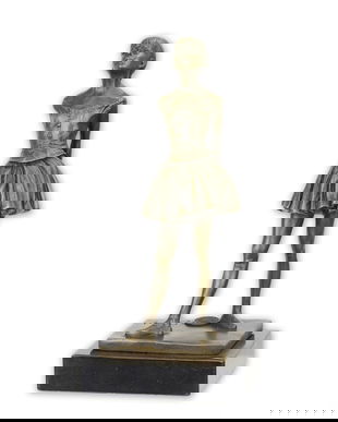 Dansatoare de 14 ani- statueta Art Deco din bronz