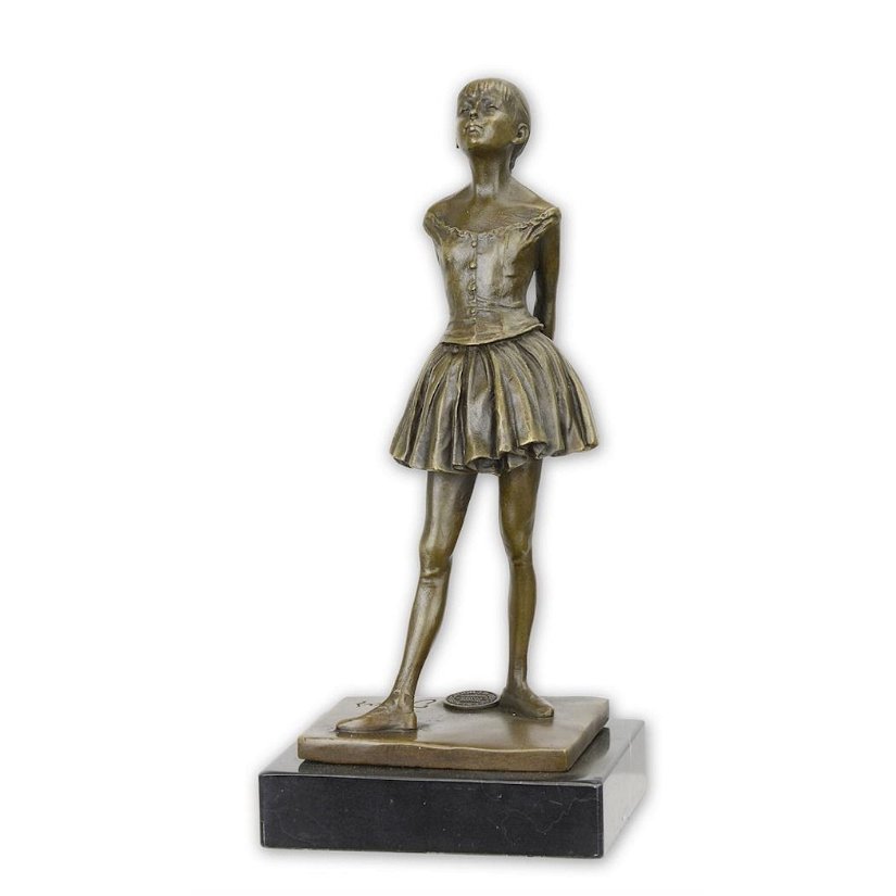 Dansatoare de 14 ani- statueta Art Deco din bronz
